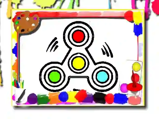 게임 Fidget Spinner Coloring Book 온라인