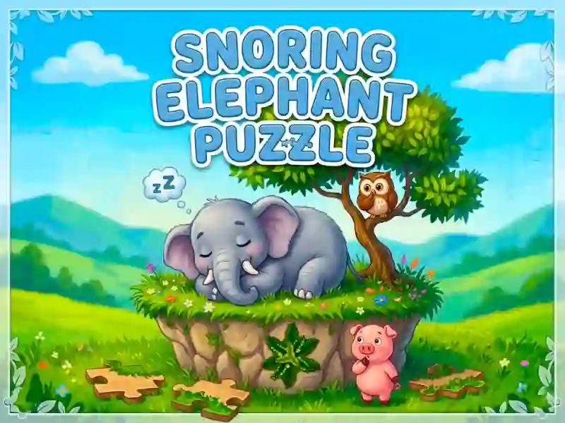 게임 Snoring Elephant Puzzle 온라인
