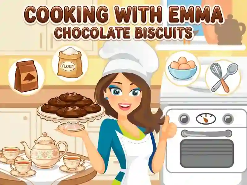게임 Cooking with Emma Chocolate Biscuits 온라인