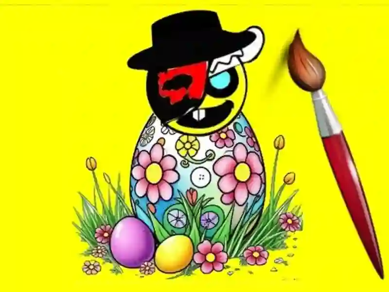 게임 Sprunki Easter Coloring 온라인