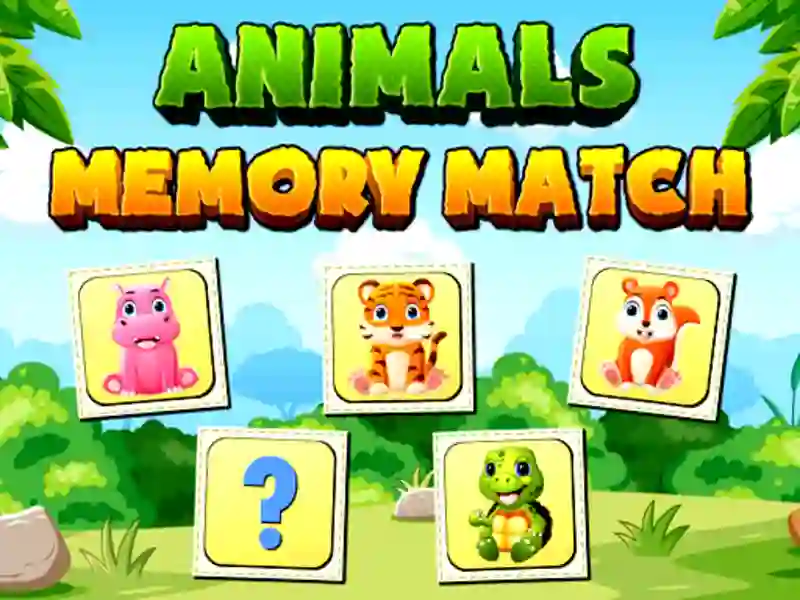 게임 Animals Memory Match 온라인