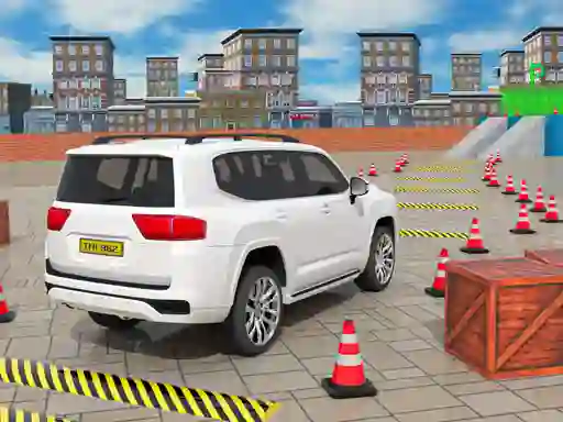 게임 Prado Car Parking Games Sim 온라인