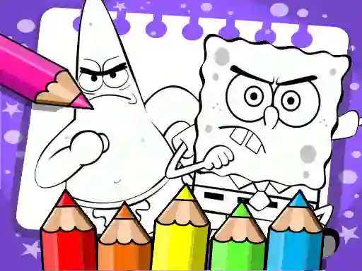게임 Sponge Bob Coloring Book 온라인