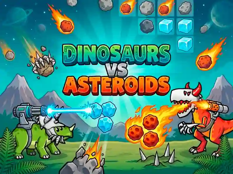 게임 Dinosaurs vs Asteroids 온라인