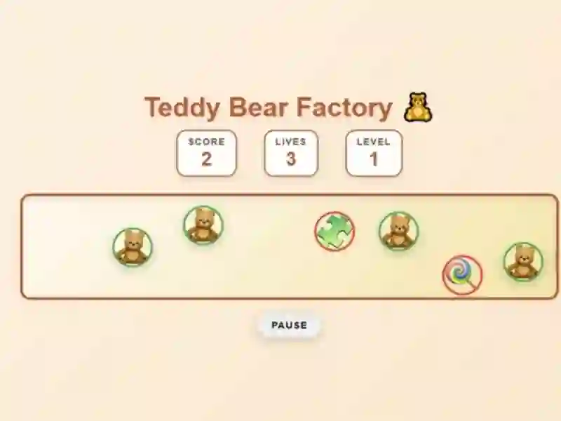 게임 Teddy Bear Factory 온라인