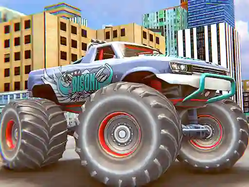 게임 Monster Truck Stunt Driving Simulation 온라인