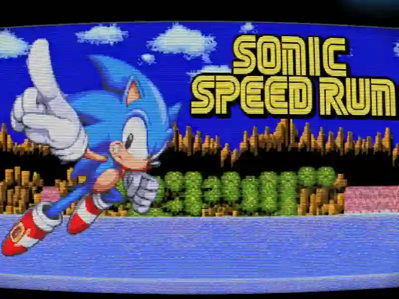 게임 Sonic Speed Run 온라인