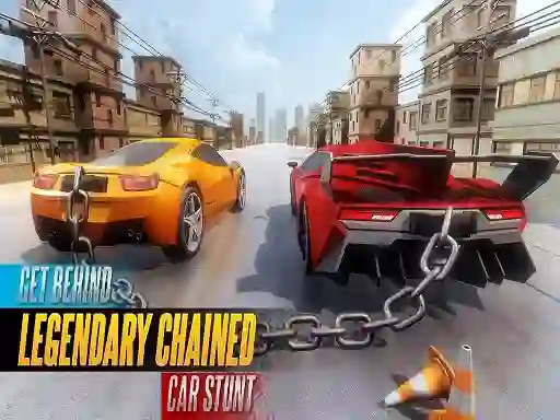 게임 Chained Car Stunts Race Mega Ramp 온라인