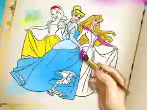 게임 Princesses Coloring Book 온라인