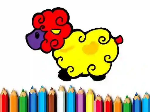 게임 Baby Sheep Coloring 온라인