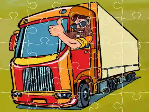 게임 Semi Trucks Jigsaw 온라인