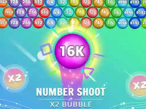 게임 Number Shoot x 2 bubble 온라인