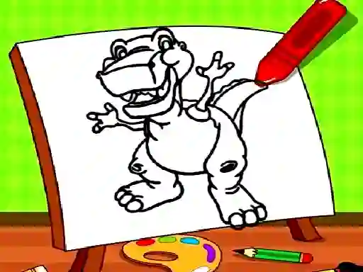 게임 Easy Kids Coloring Dinosaur 온라인