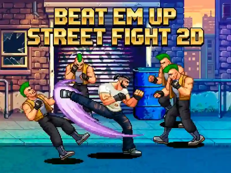 게임 Beat Em Up Street Fight 2d 온라인