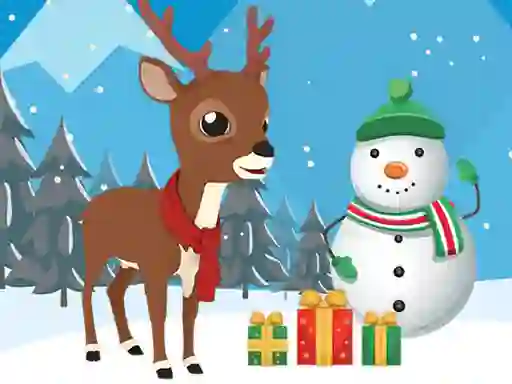 게임 Christmas Deer Jigsaw 온라인