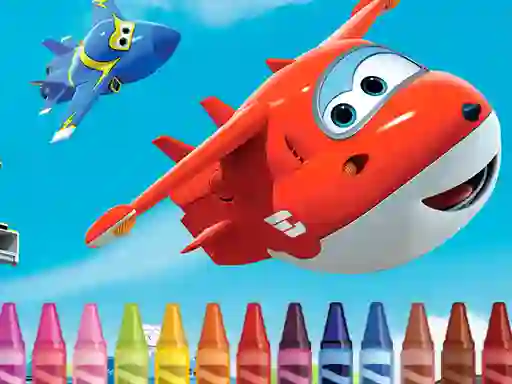 게임 Superwings Coloring 온라인