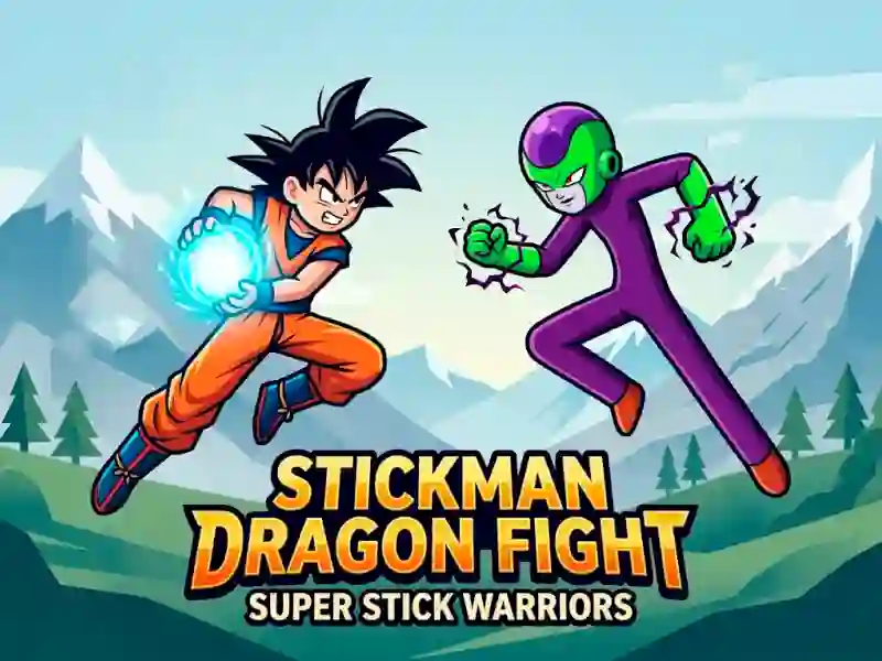 게임 Stickman Dragon Fight - Super Stick Warriors 온라인