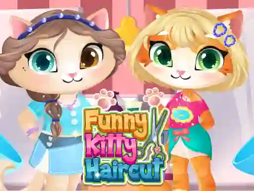 게임 Funny Kitty Haircut 온라인