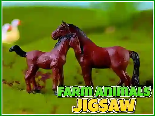 게임 Farm Animals Jigsaw 온라인