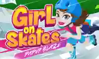 게임 Girl on Skates Paper Blaze 온라인