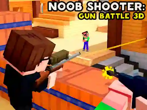 게임 Noob Shooter: Gun Battle 3D 온라인