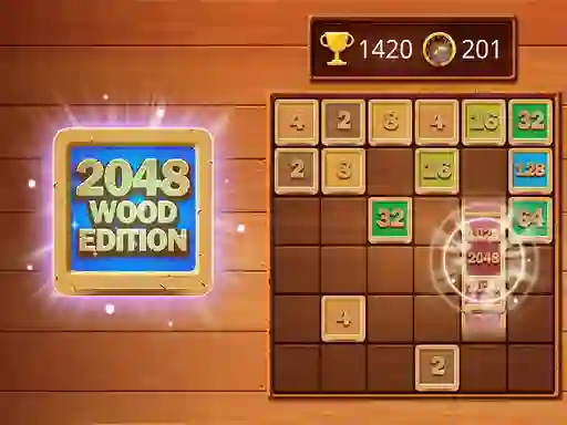 게임 2048 Wooden Edition 온라인