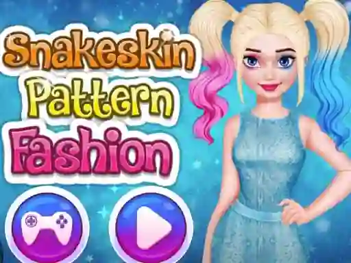 게임 Snakeskin Pattern Fashion 온라인