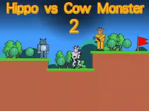 게임 Hippo vs Cow Monster 2 온라인
