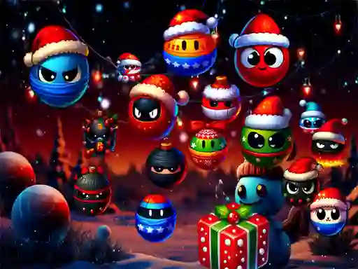 게임 Christmas Rush : Red and Friend Balls 온라인