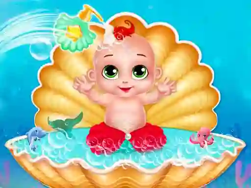 게임 Mermaid Baby Care 온라인