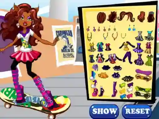 게임 Clawdeen skates 온라인