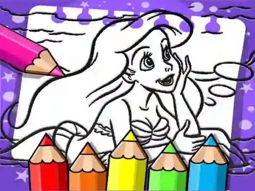 게임 Ariel The Mermaid Coloring Book 온라인