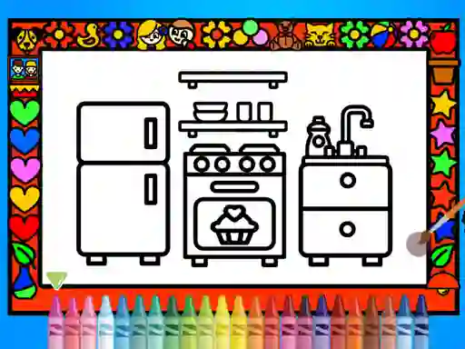게임 Color and Decorate Rooms 온라인