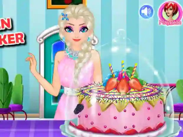 게임 Ice queen royal baker 온라인