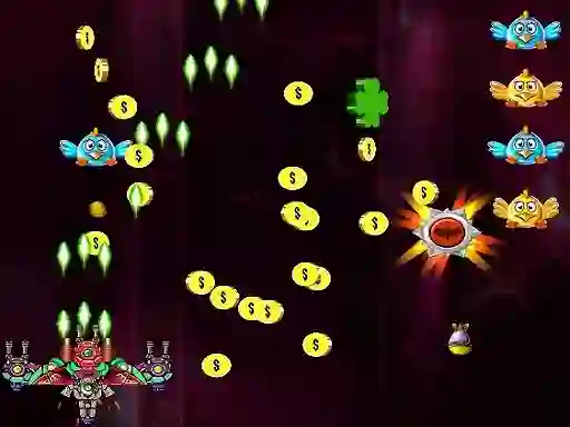 게임 Space Attack Chicken Invaders 온라인