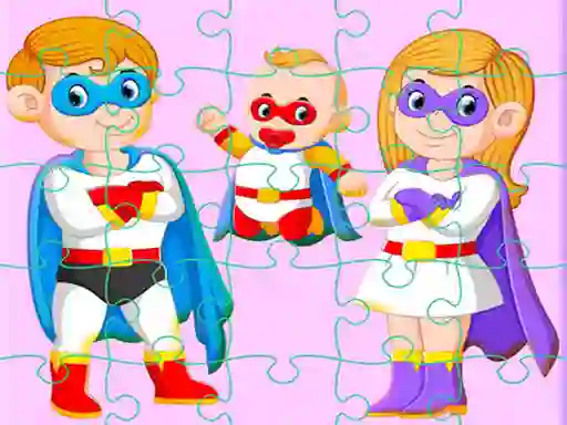 게임 Super Hero Family Jigsaw 온라인