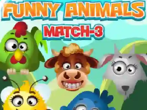 게임 Funny Animals Match 3 온라인