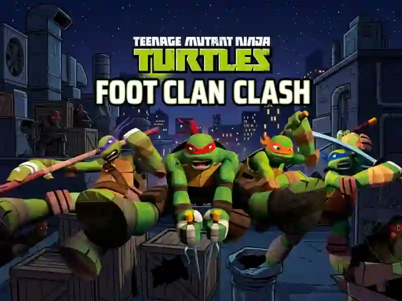 게임 Teenage Mutant Ninja Turtles Foot Clan Clash 온라인