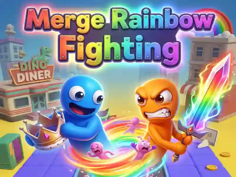 게임 Merge Rainbow Fighting 온라인
