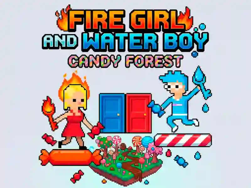 게임 Fire Girl and Water Boy Candy Forest 온라인
