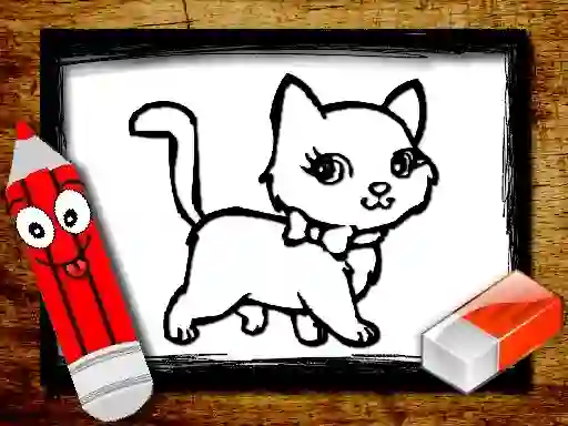 게임 Back to School: Animals Coloring Book 온라인
