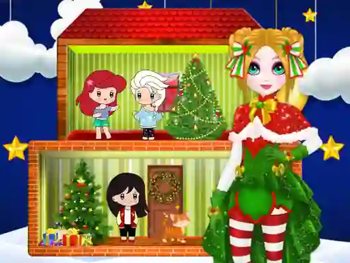 게임 Christmas Puppet Princess House 온라인