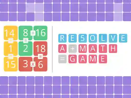 게임 Resolve a math game 온라인