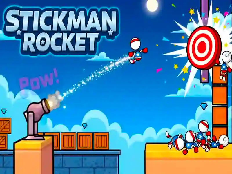 게임 Stickman Rocket 온라인