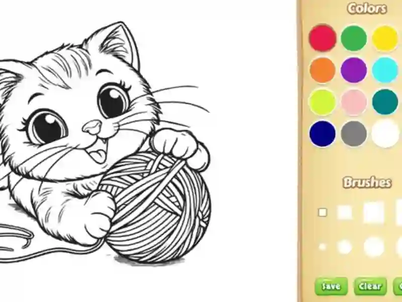 게임 Cat Coloring Book 온라인