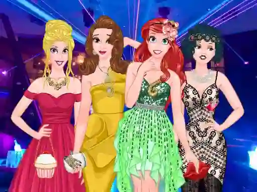 게임  Princesses Graduation Party Night 온라인