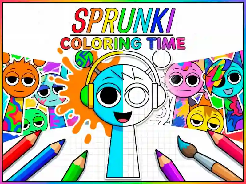 게임 Sprunki Coloring Time 온라인