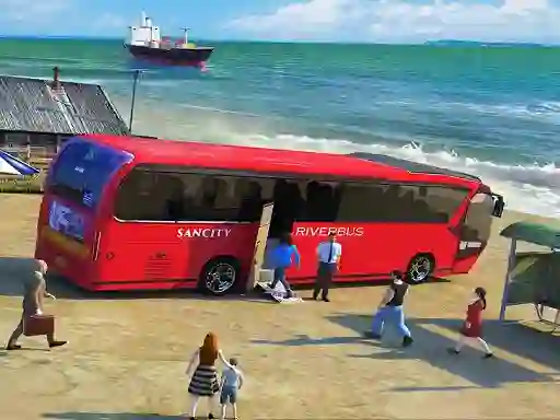 게임 Water Surfer Bus Simulation Game 3D 온라인