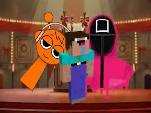게임 Nextbots on Minecraft Squid Game Sprunki 온라인