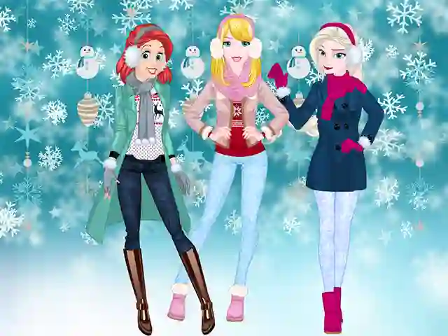 게임 Princesses Winter Spree 온라인